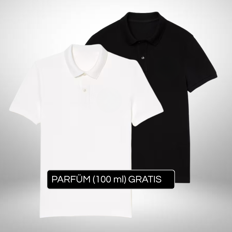 2er Set Elegante Poloshirts – Stil & Raffinesse + Gratis Geschenk