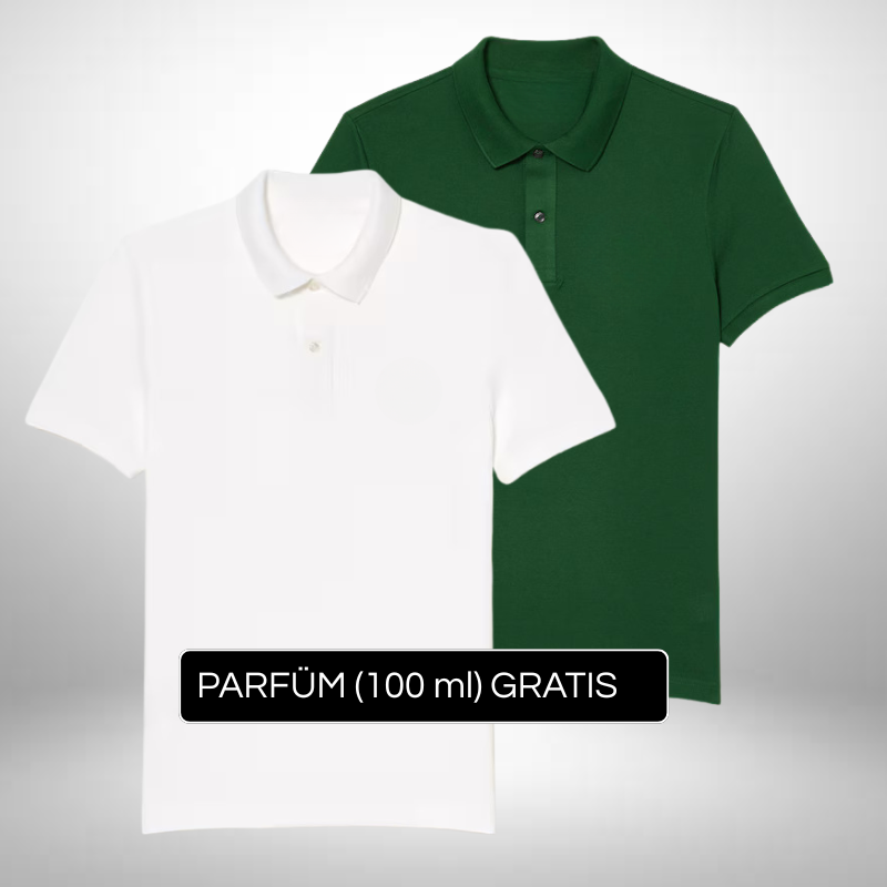 2er Set Elegante Poloshirts – Stil & Raffinesse + Gratis Geschenk