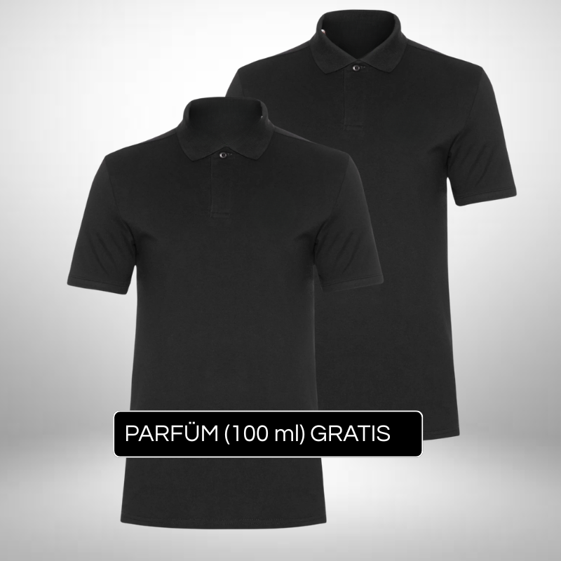 2er Set Klassische Poloshirts – Zeitloser Stil + Gratis Geschenk