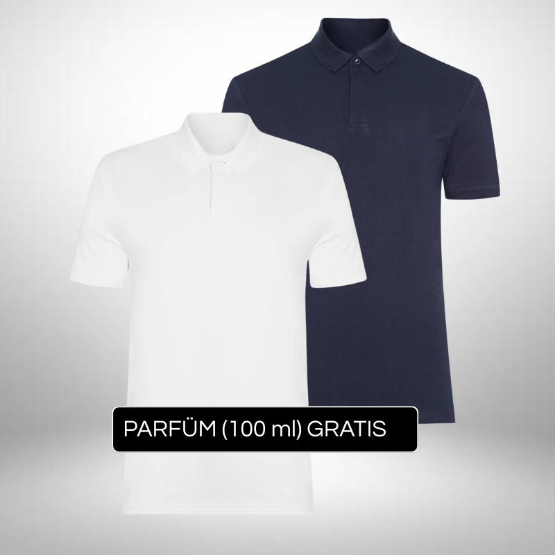 2er Set Klassische Poloshirts – Zeitloser Stil + Gratis Geschenk