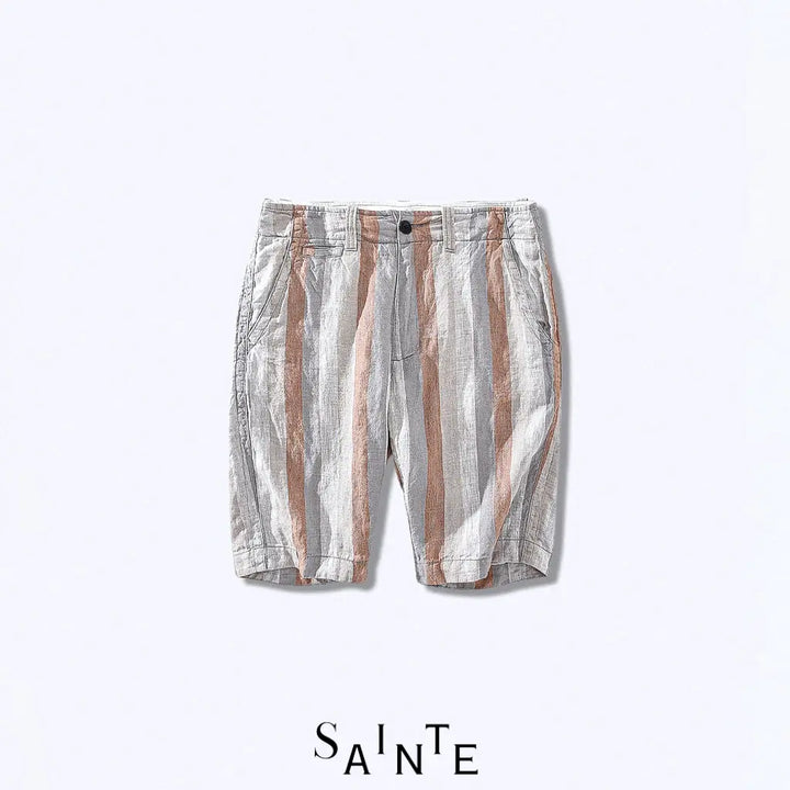 Gestreifte Leinen-Bermuda Catania – Eleganz mit sommerlicher Frische
