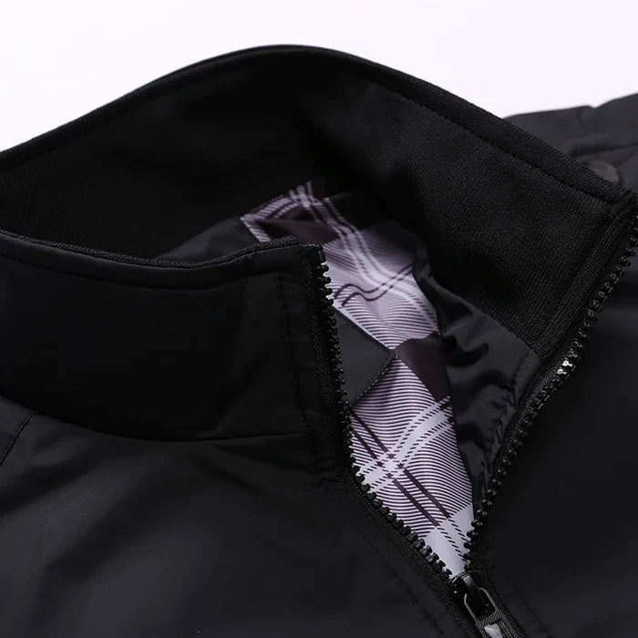 Herrenjacke mit Reißverschluss und modernem Stil | Napoli