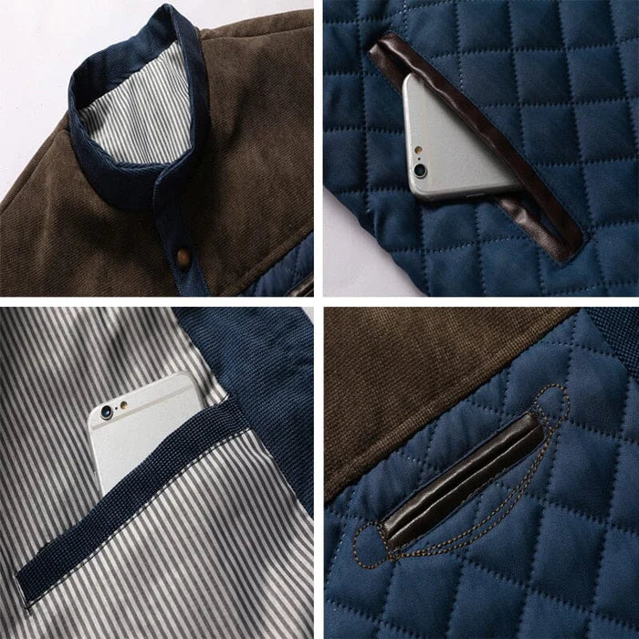 Herrenjacke aus strukturierter Baumwolle | Vittorio