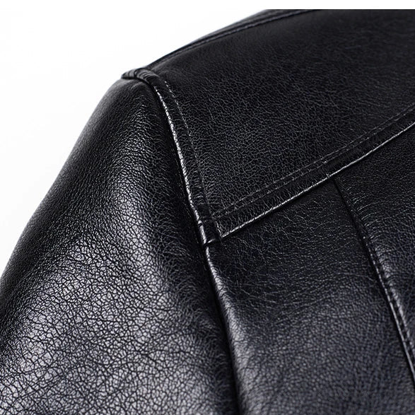 Herren-Lederjacke mit Wollfutter | Atlas
