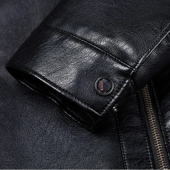 Herren-Lederjacke mit Wollfutter | Atlas