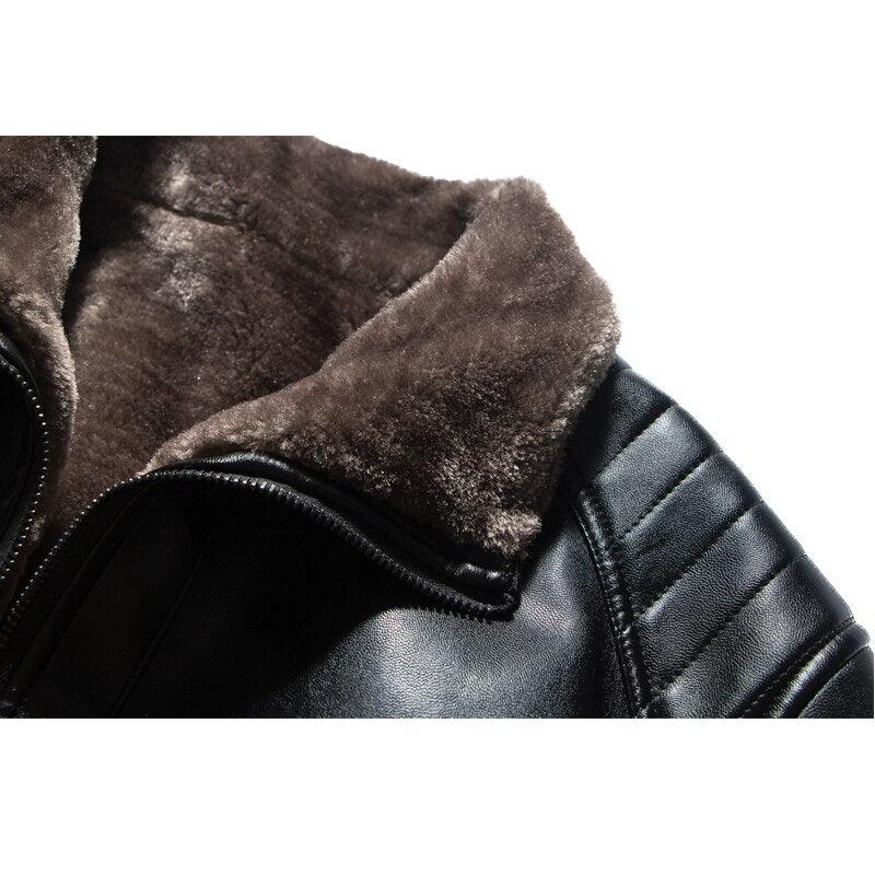 Herren-Lederjacke mit Wollfutter | Savoy